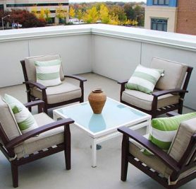 Duradek Surcoseal Suede Waterproof Vinyl on Rooftop Deck