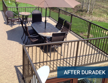Duradek project - after Lakeview Deck & Rail